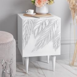 Тумба прикроватная Тропик Классика Айс Сильвер правая