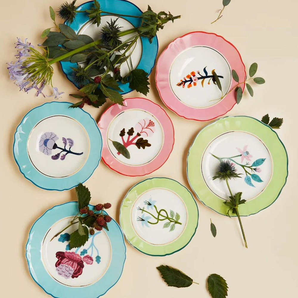 Тарелка обеденная Bitossi Home Botanica Blue (26.5 см)