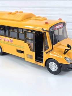 Игрушка машинка Автобус школьный со светом и звуком (202388599)