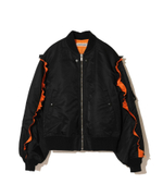 UNDERCOVER БОМБЕР ЧЕРНЫЙ С РЮШАМИ