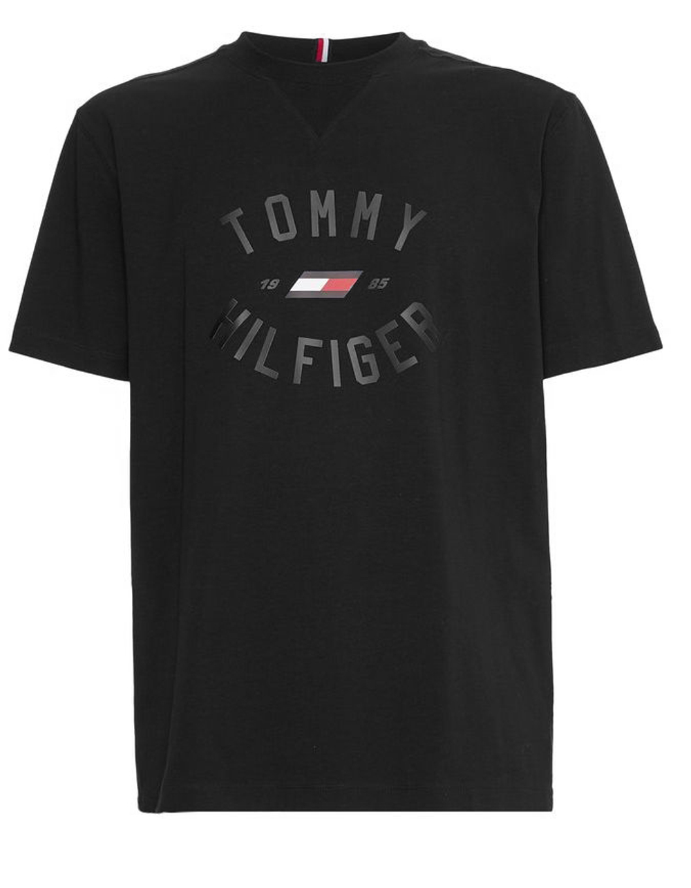 Футболка мужская теннисная Tommy Varsity Graphic Short Sleeve Tee - black