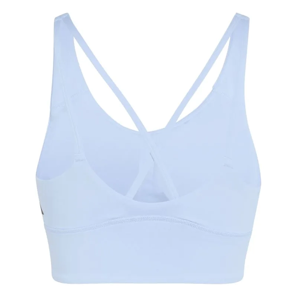 ТОП теннисный Adidas 3 Stripes Studio All Me Light Support - glow blue