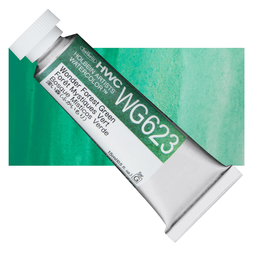 Акварель Holbein 15 мл. WG623 Wonder Forest Green