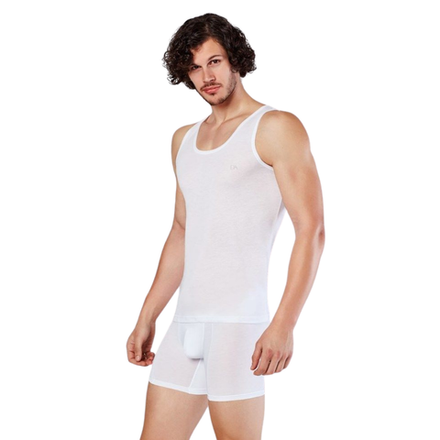 Мужская майка Plus Size белая Doreanse 2030P