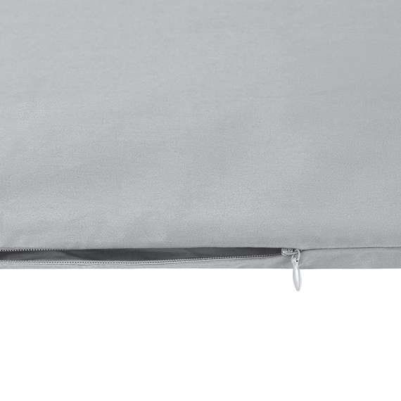 Комплект постельного белья из премиального сатина светло-серого цвета из коллекции essential, 150х20