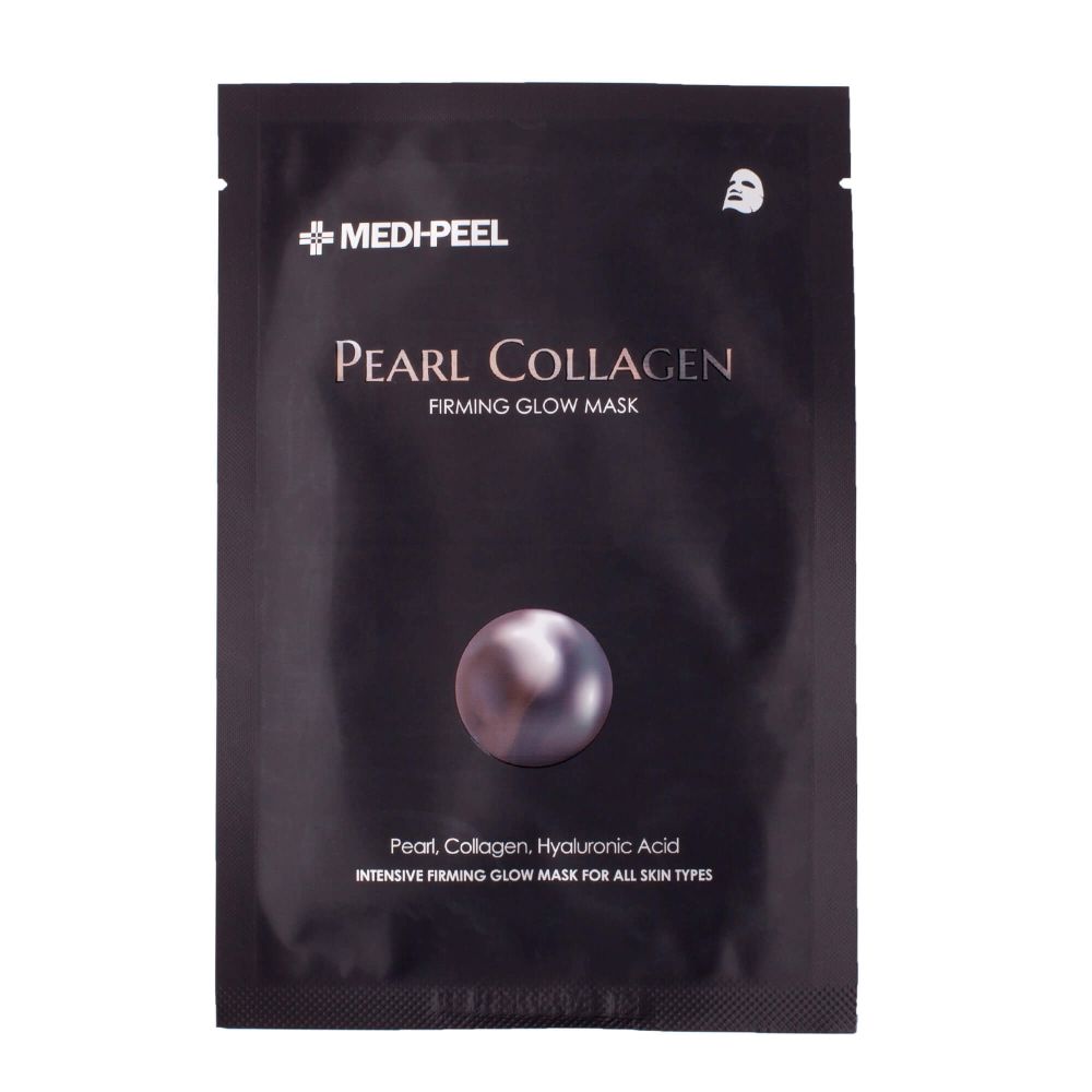 Тканевая маска с жемчужной пудрой Medi-Peel Pearl Collagen Mask