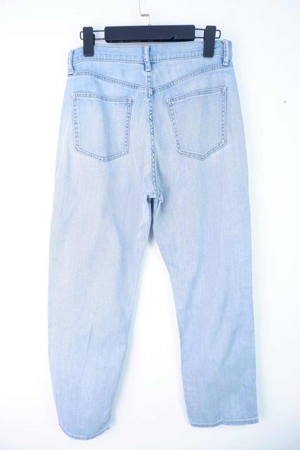 Джинсы свободного кроя, визуально 46 размер