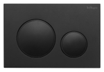 Кнопка смыва BelBagno BB-17C-NERO.M цвет чёрный матовый