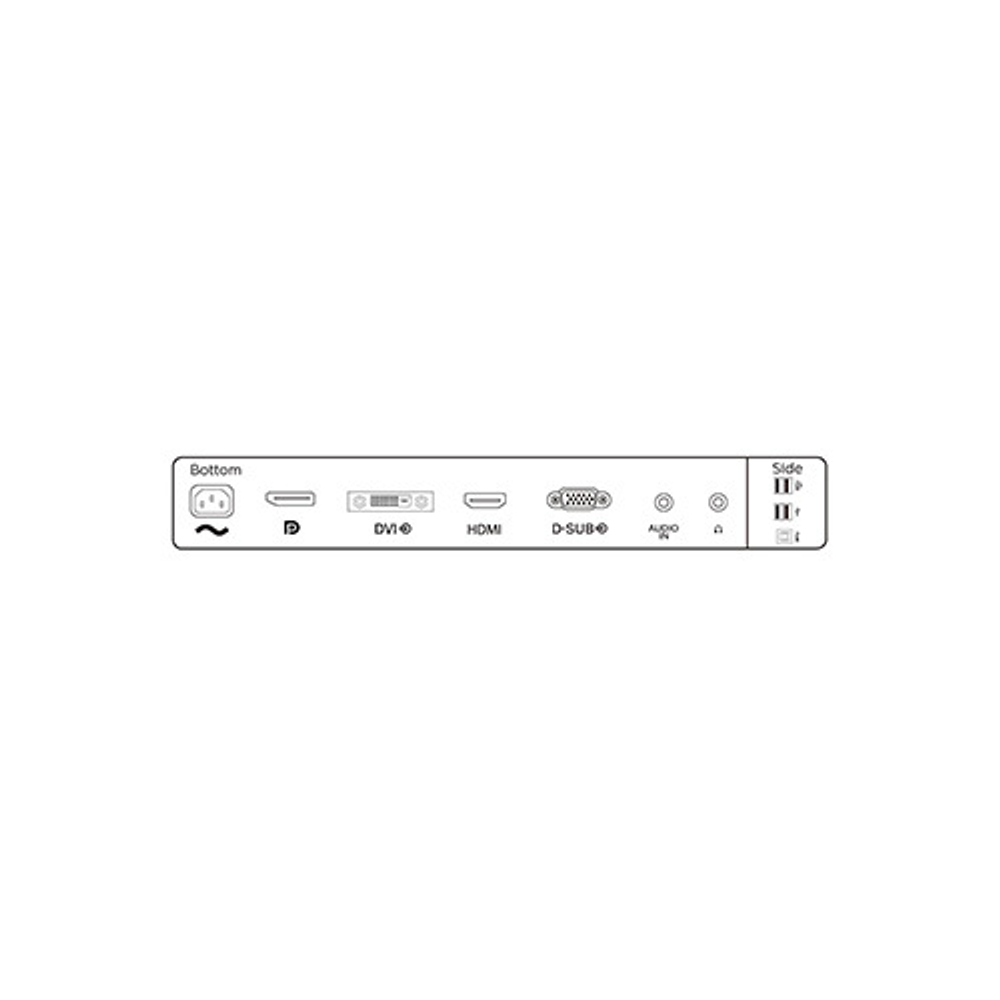 МОНИТОР 23.8" PHILIPS 241B8QJEB/00 Black с поворотом экрана (IPS, 1920x1080, 75Hz, 5 ms)
