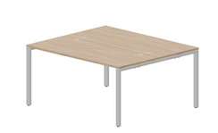 Составной стол Strike на 2 рабочих места 1580х1366х750мм (4 громмета)