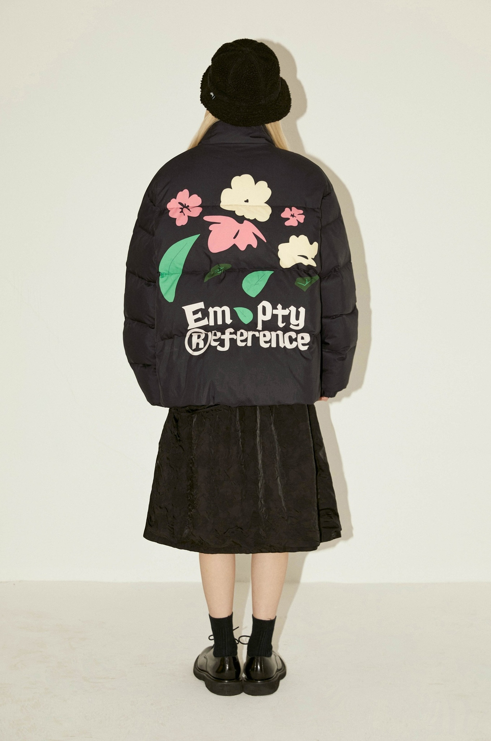 Пуховик ER "Flowers Logo" Down Jacket