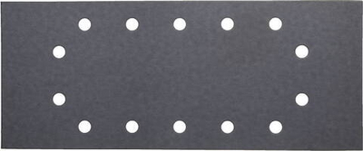 Лист шлифовальный универсальный URAGAN с покрыт. стеарата цинка, 14 отверстий по кругу, для ПШМ, P320, 115х280мм, 10шт