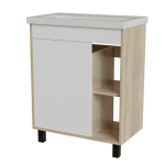 Тумба с раковиной МИЛТОН-70 Дуб сонома/белый