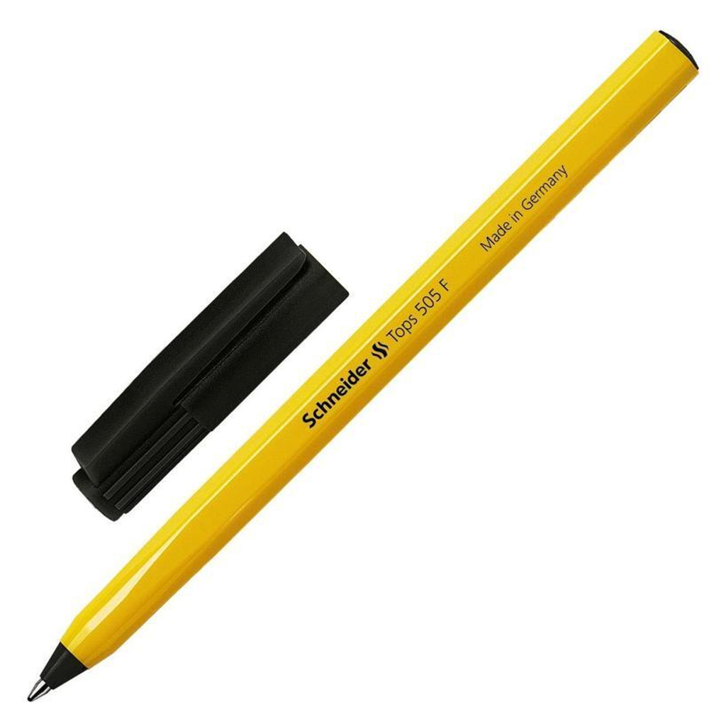 Ручка шариковая Schneider "Tops 505 F" черная, 0,8мм., масляная
