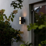 Уличный настенный светодиодный светильник Arte Lamp BELGRADE A5193AL-2BK