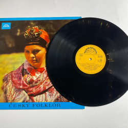 Винтажная виниловая пластинка LP Сборник Чешской Народной Музыки Cesky Folklor (Чехословакия 1967)