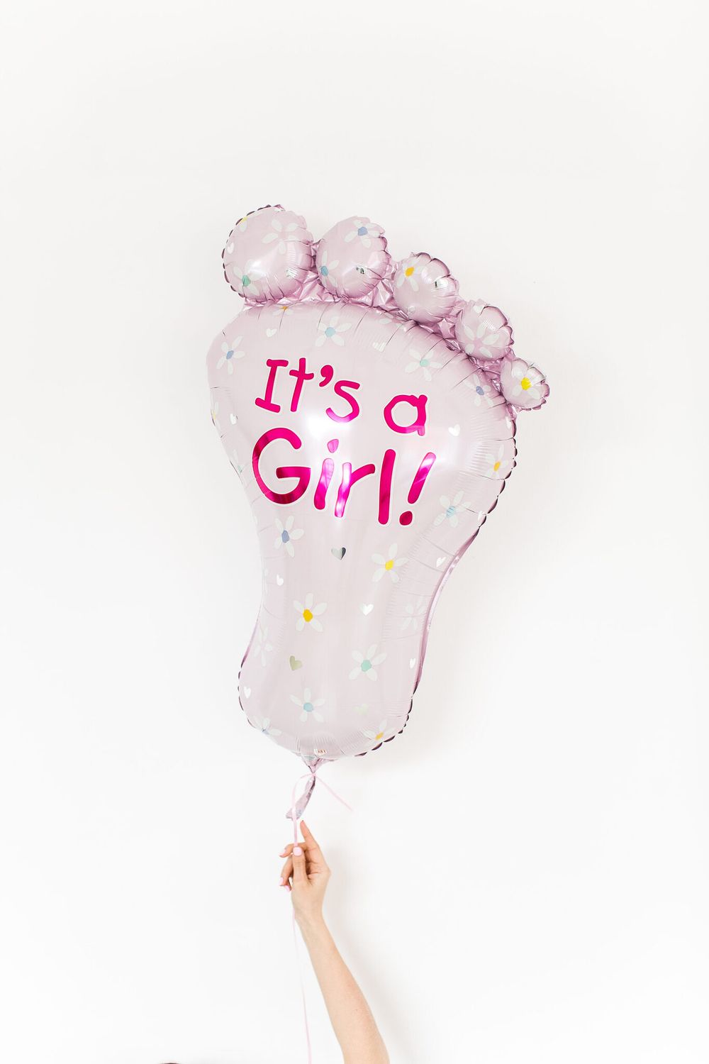 AN Шар Фигура Стопа девочки розовая 23"/58см W X 32"/82см (БГ-43)  Изображение2