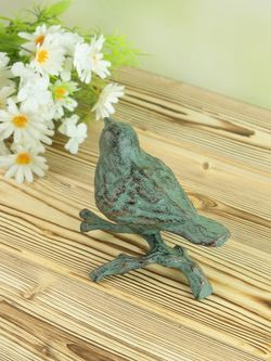 Iron Garden Фигура декоративная "Птичка поющая на ветке"