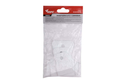 Набор резиновых шпателей 40/60/80мм, белые КУРС 06853