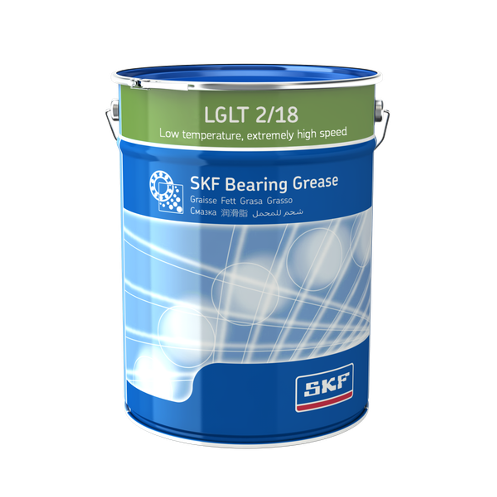 Low temperature, extremely high speed bearing grease LGLT 2/18