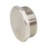 Заглушка латунь никель Ду 40 (1 1/2") НР VALFEX VF.583.N.112