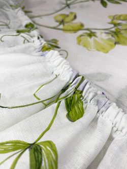 Простынь на резинке Сказка "Душистый горошек" 180х200 см, перкаль