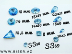 evoli 4717 Delta Fancy Stone - Aquamarine