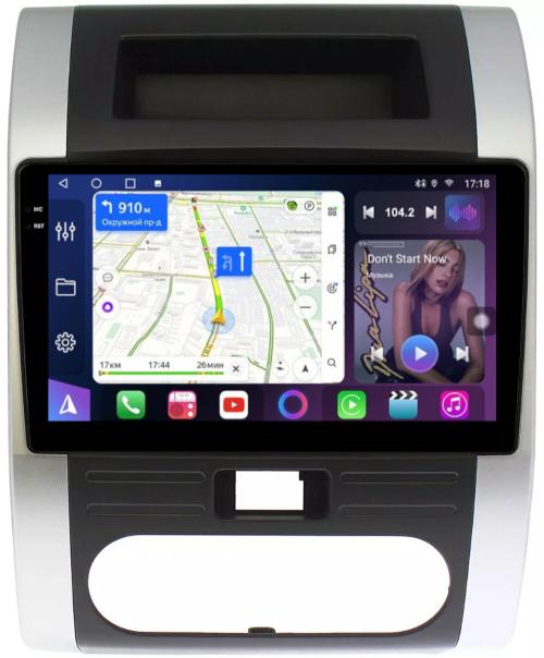 Магнитола для Nissan X-Trail T31 2007-2014 - FarCar S400-TS18 монитор 10.36" QLED на Android 14, CarPlay, 4G SIM-слот