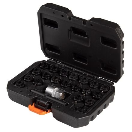 Цена на AFFIX (AF10942122C) Набор насадок для секреток колес VAG, кейс, 22 предмета