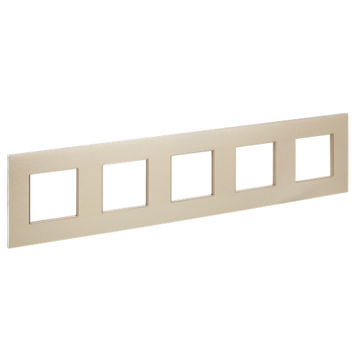 SKANDY Рамка 5-местная SK-F35Sh металл шампань IEK