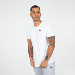 Мужское теннисное поло Le Coq Sportif Essential N°3 T-Shirt Men - White