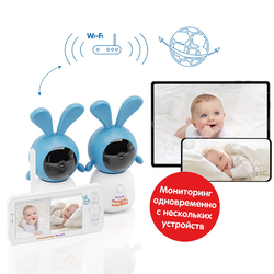 Видеоняня Ramili Baby RV100X2KROSH Крошик, с креплениями