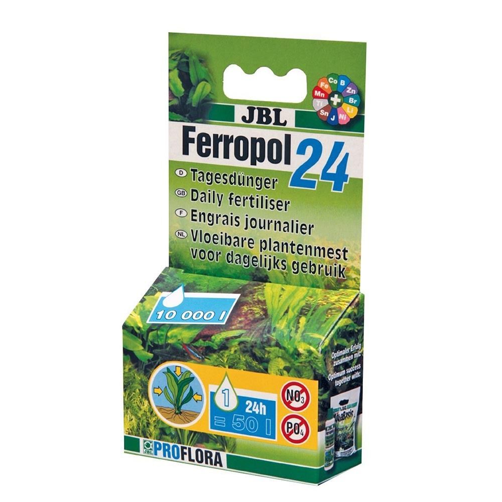 JBL Ferropol 24, 50 мл - удобрение ежедневное для растений