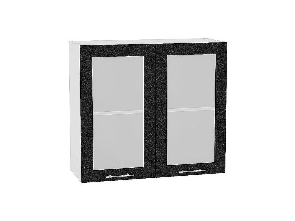 Шкаф верхний с 2-мя остекленными дверцами Валерия-М