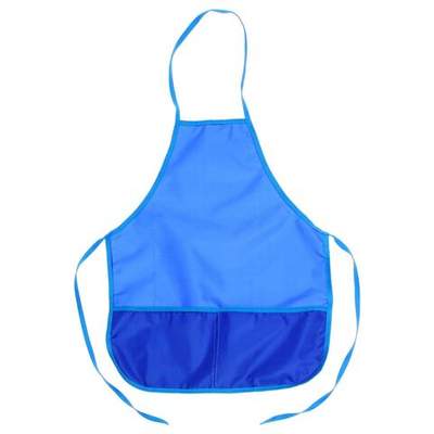 Фартук для труда + нарукавники, 490 х 390/250 х 160 мм, размер S (рост 116-146), Calligrata, Стандарт , синий