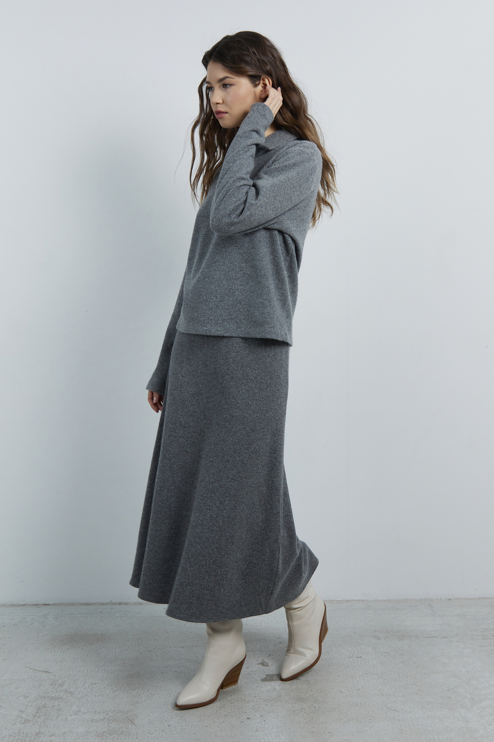 Юбка из шерсти