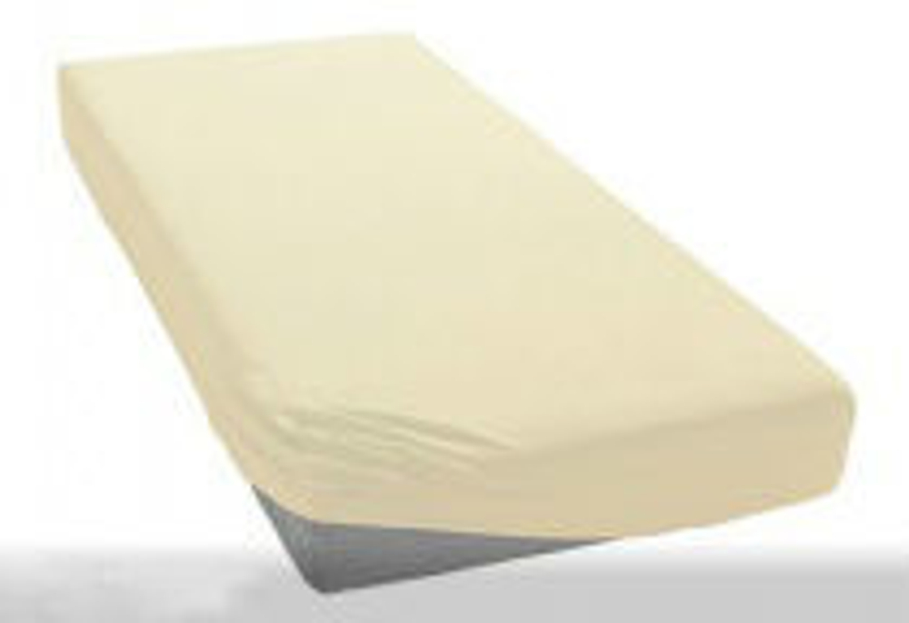 Простыня трикотажная 140-160x200 Elegante 8000 слоновая кость