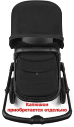 Коляска без капюшона Bugaboo Fox 5 Renew base 2 в 1 Black/Heritage Black