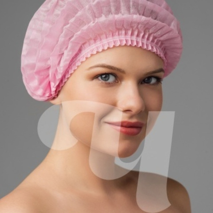 Шапочка "Шарлотка" розовая 50 шт, 603-207