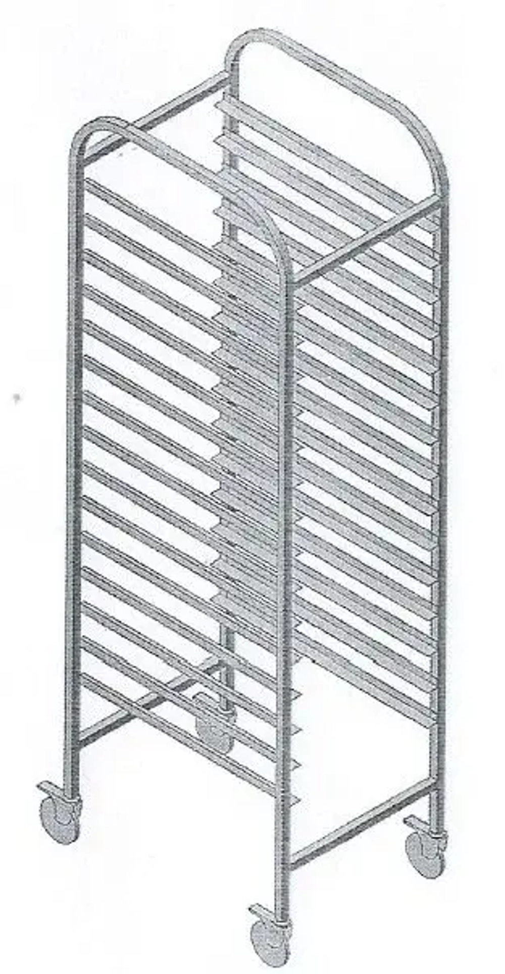 Тележка-шпилька WLBake TR-15, 600х400