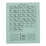 Тетрадь школьная А5 12л косая линия 100% (Funguru) микс цветов (комплект 10 шт)