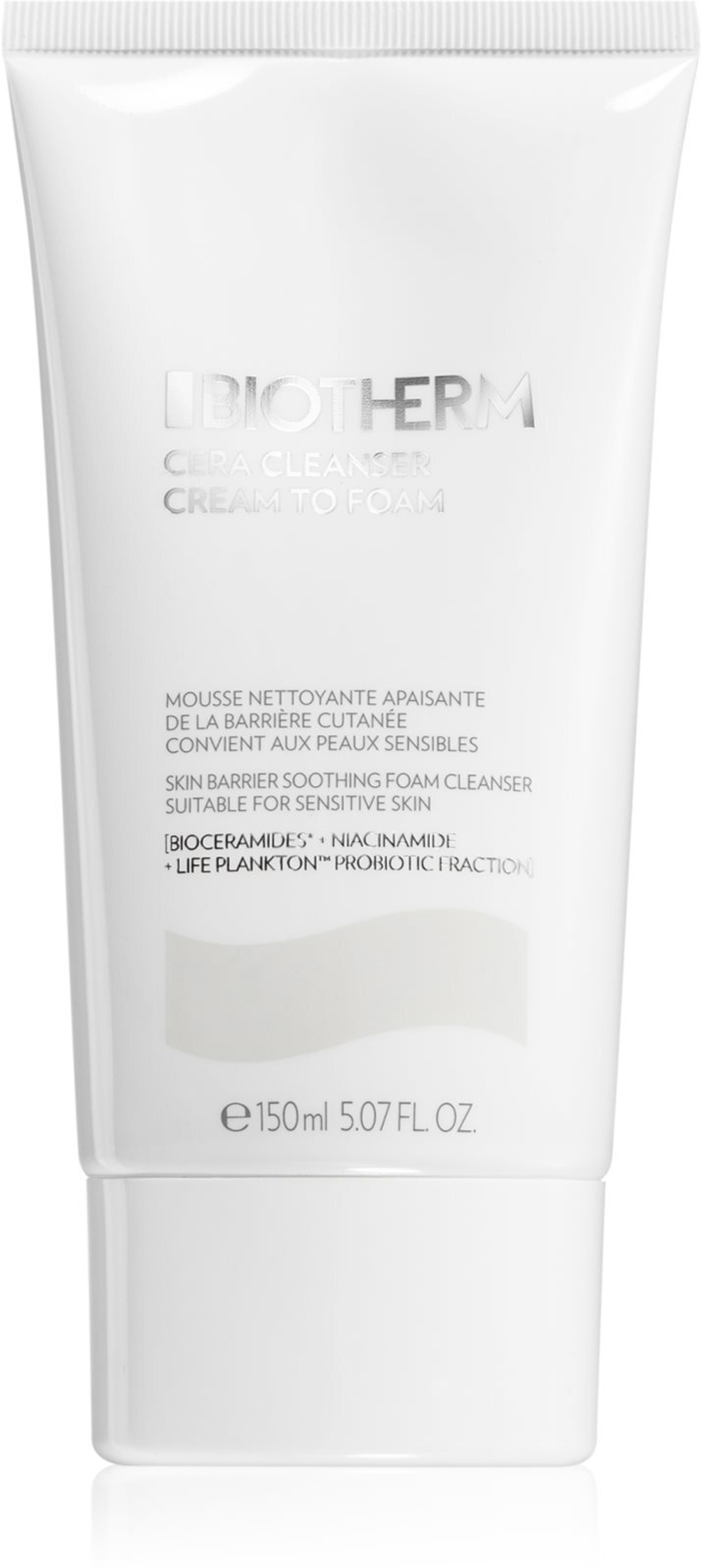Biotherm Cera Cream To Foam Cleanser - кремовая пенка для глубокого очищения /   150  ml  / GTIN 3614273797221