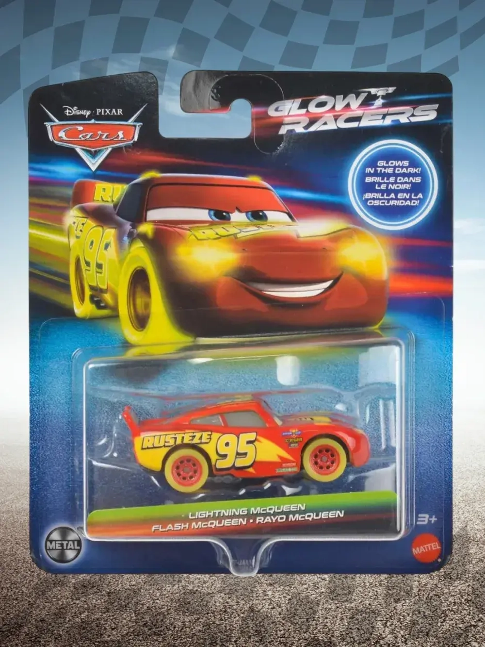 Машинка Disney Pixar Cars Glow Racers HPG76 HPG77