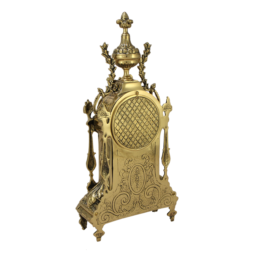 Bello De Bronze Часы "Дон Луи" c женским профилем каминные бронзовые