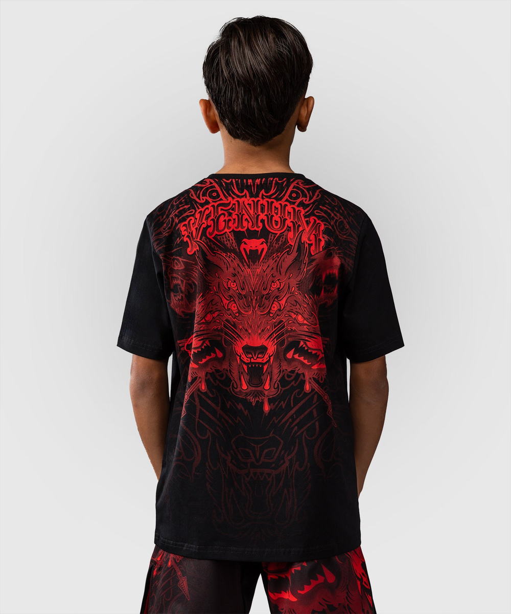 Футболка детская Venum Wolf Atak Black/Red