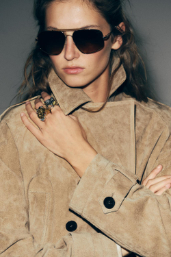 ZARA НАБОР ИЗ 2 КОЛЕЦ С КАМНЯМИ, ЗОЛОТОЙ/СЕРЕБРЯНЫЙ