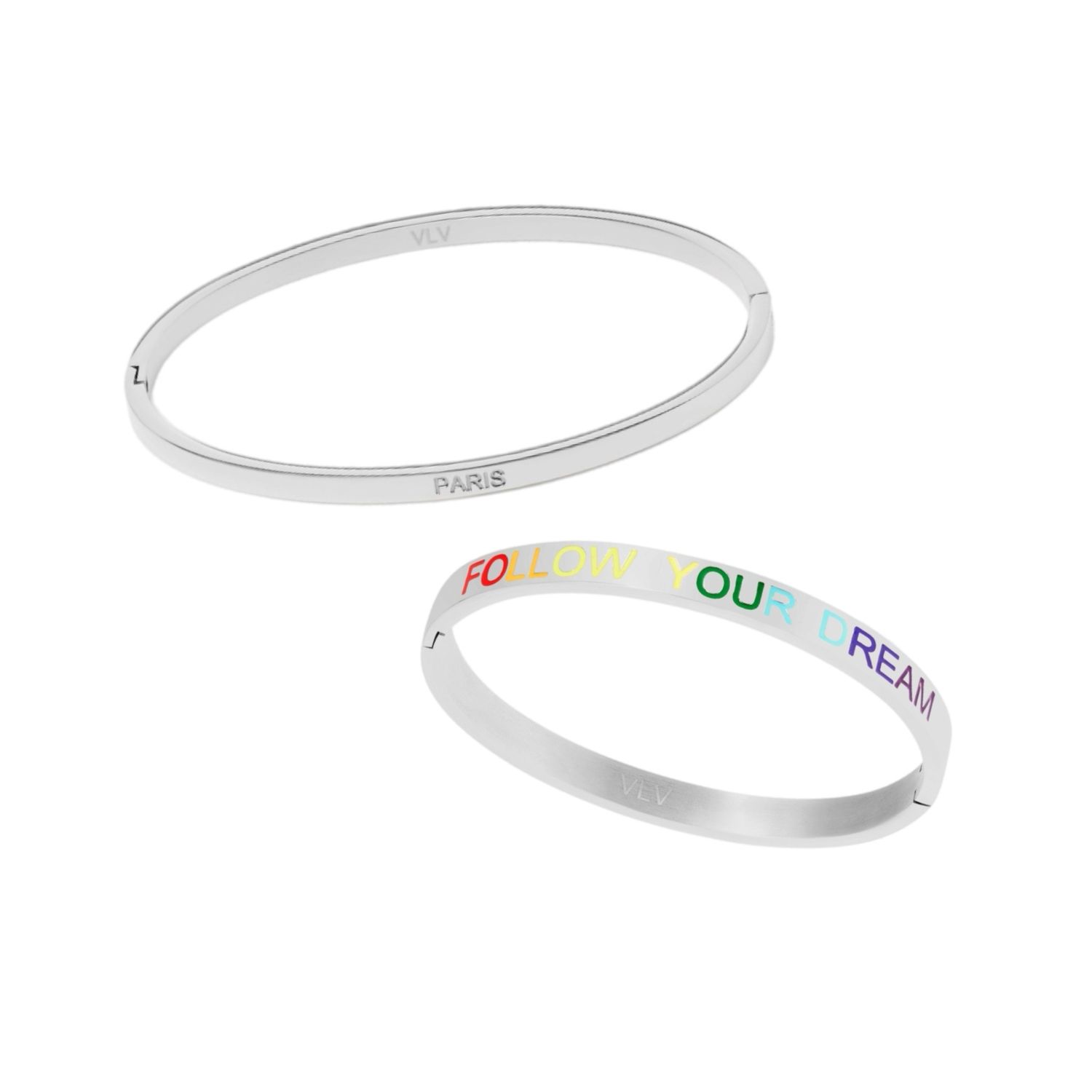 Сет Браслетов Paris & Follow Your Dream