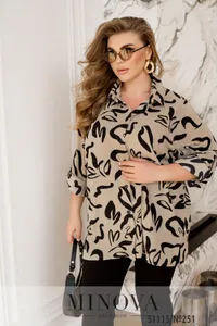 Блуза 251-бежевый Minova