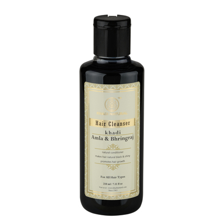 Шампунь для волос Khadi Natural Amla and Bhringraj Амла и Бринградж 210 мл