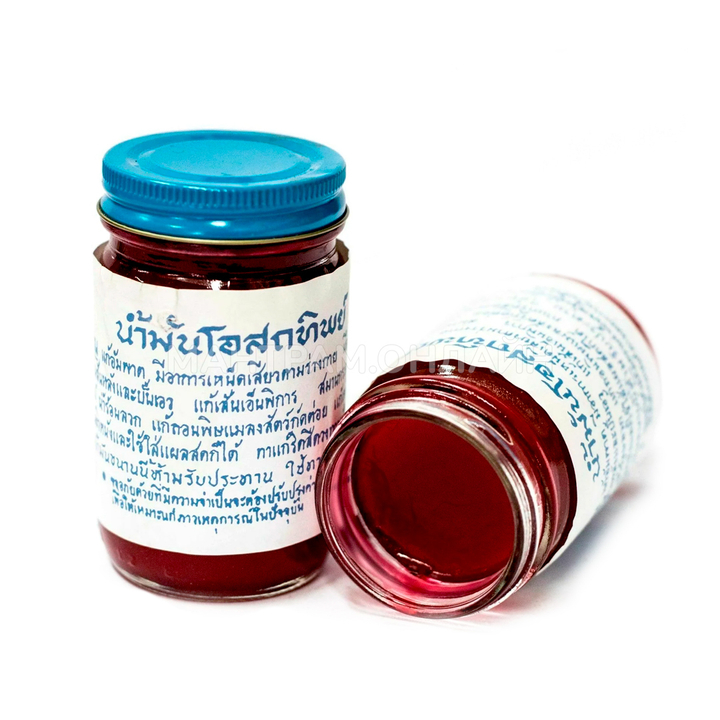 Бальзам для тела Osotthip Red Balm Красный традиционный тайский 50 г